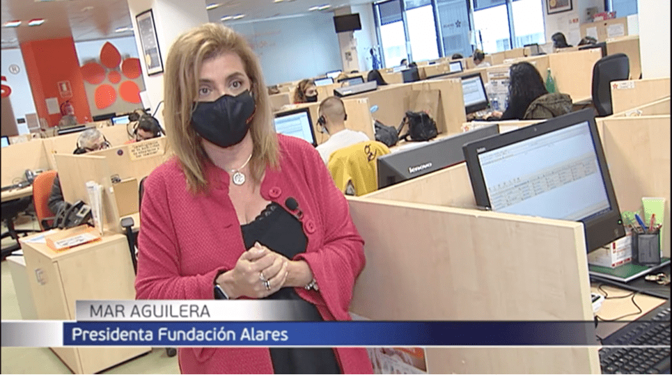 TELECINCO: Entrevista a Mar Aguilera en Informativos Telecinco